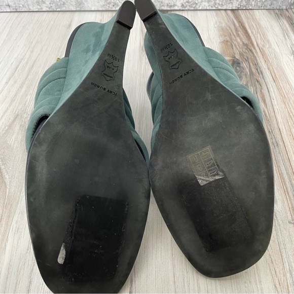 Tory Burch Puffy Straps Thong Wedge Sandals Sz 10.5 - Picture 9 of 12